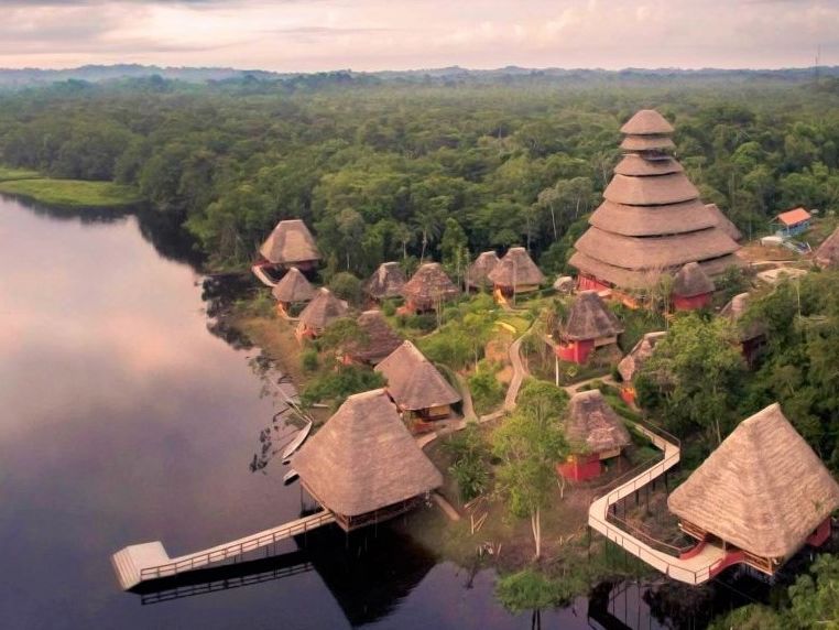 Het Napo Wildlife Center in Coca in de Amazone van Ecuador
