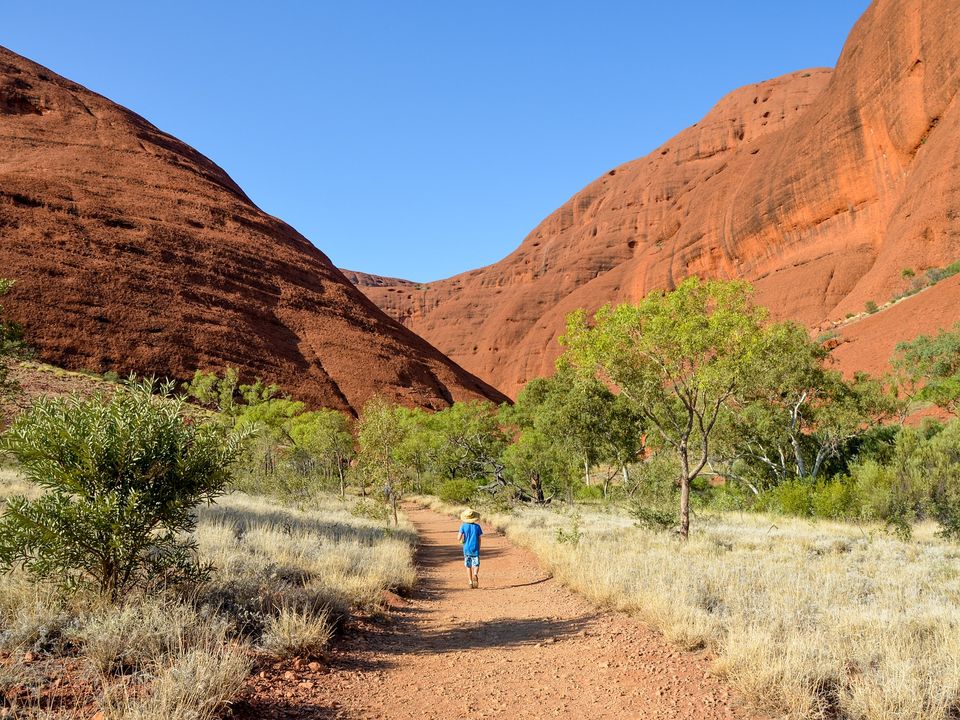 Wandel in Kata Tjuta, Australië: