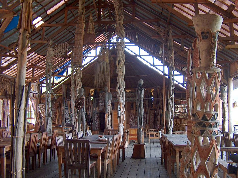 Uitzicht vanaf Baliem Valley Resort