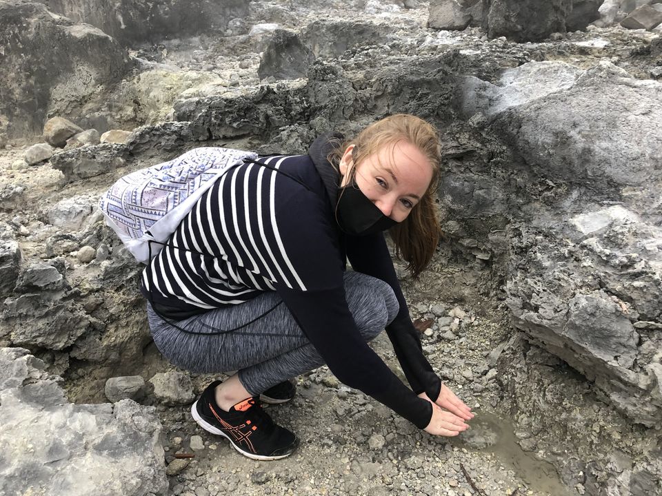 Vulkaan beklimmen bij Brastagi, Sumatra