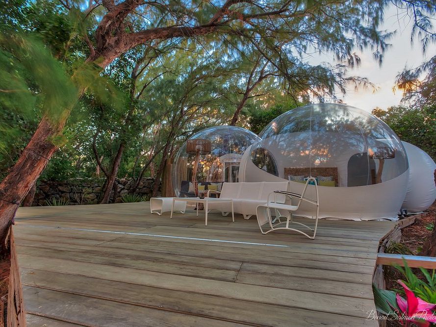 Bubble Lodge Ile aux Cerfs, eiland