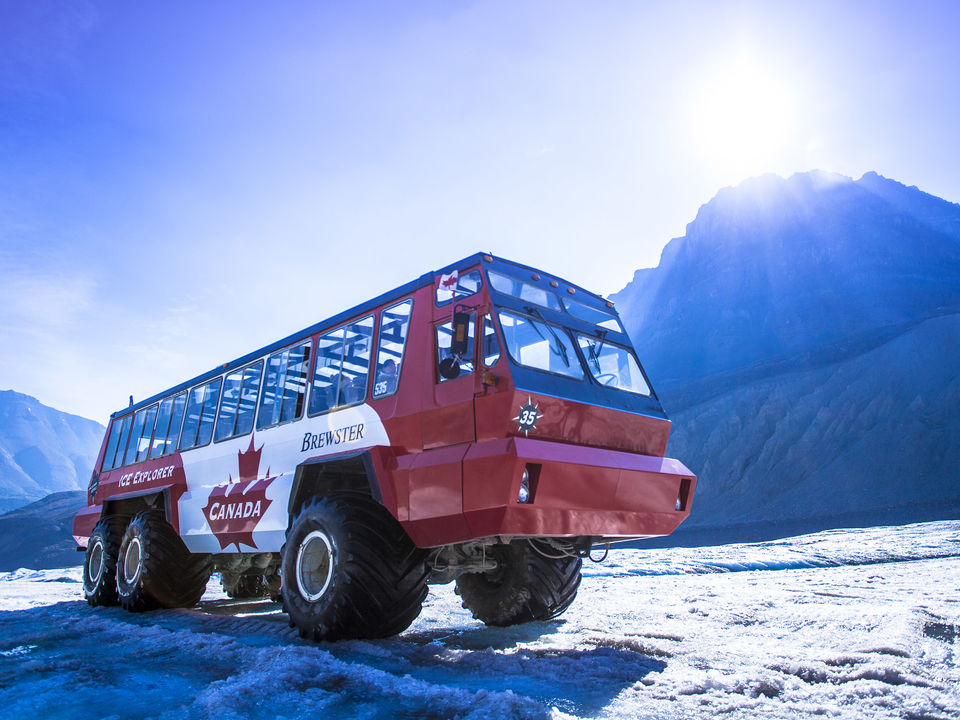 Colombia Icefield Gletsjer in Icefield Parkway