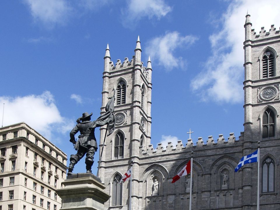 De Notre Dame in Montréal, Oost-Canada