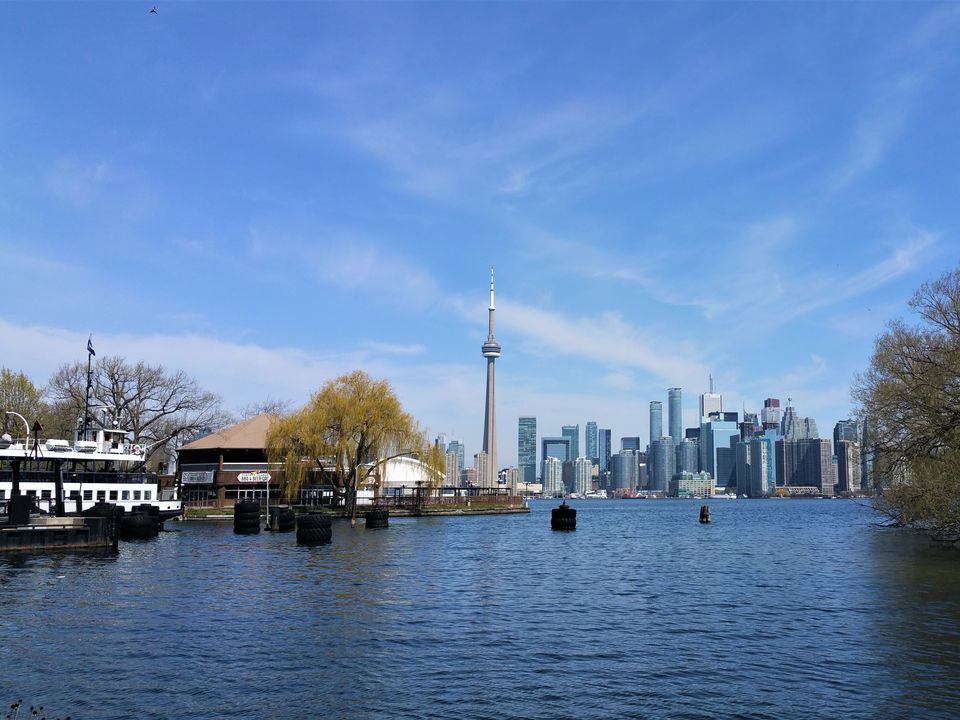 De skyline van Toronto, Oost-Canada