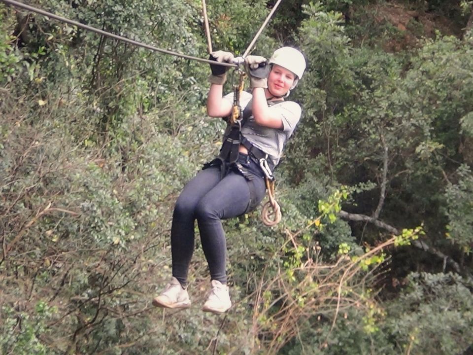 Ziplinen in Drakensbergen, Zuid-Afrika