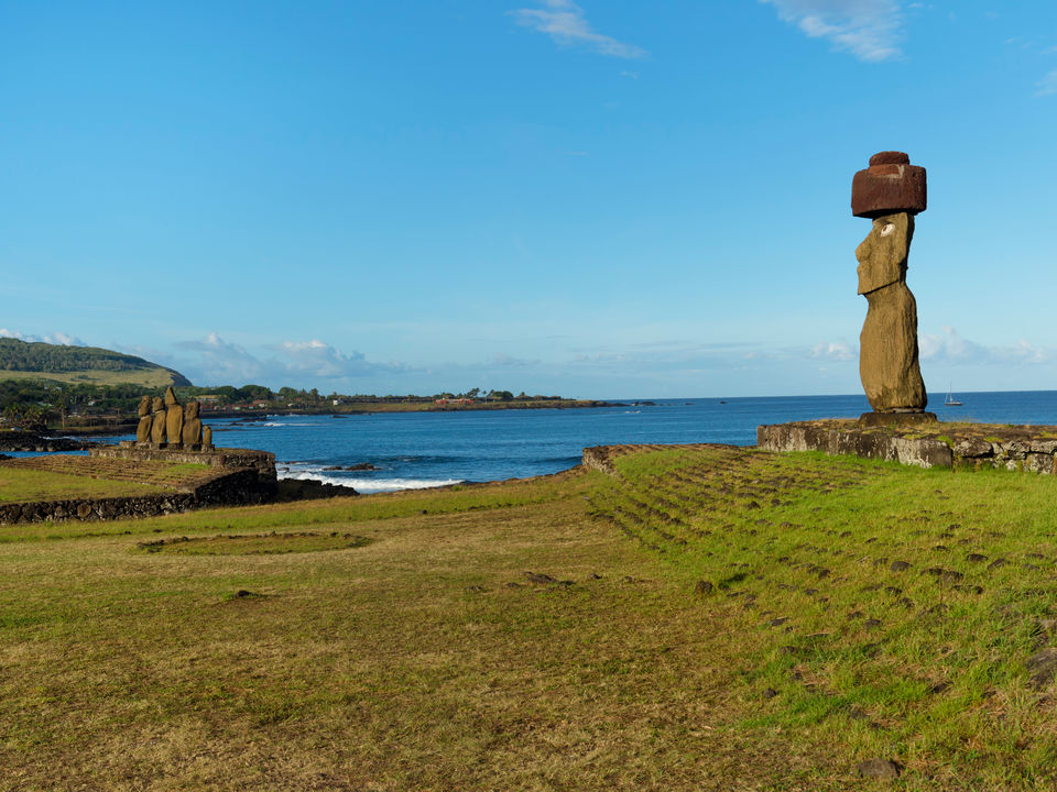 Hanga Roa, de hoofdstad van Paaseiland