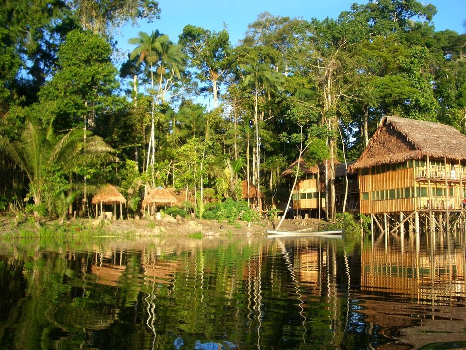 Varen door de Amazone in Colombia