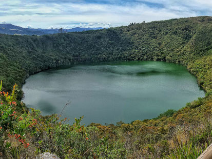 De Guatavita lagune in Bogota
