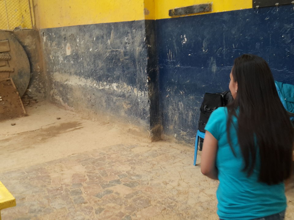 Het typische spelletje Tejo in Bogota