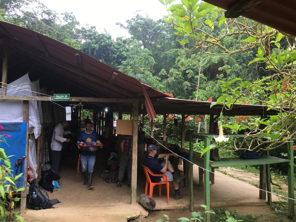 Het camp 2 in Ciudad Perdida