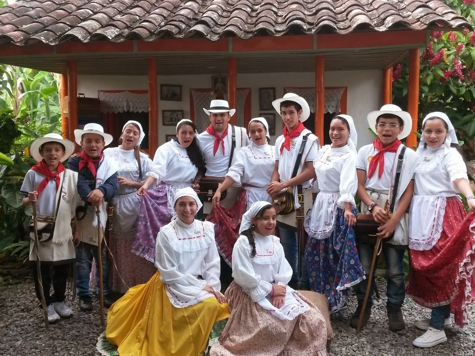 Locals op de koffiefarm La Recuca