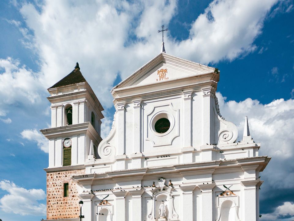 De kerk in Santa Fé de Antioquia