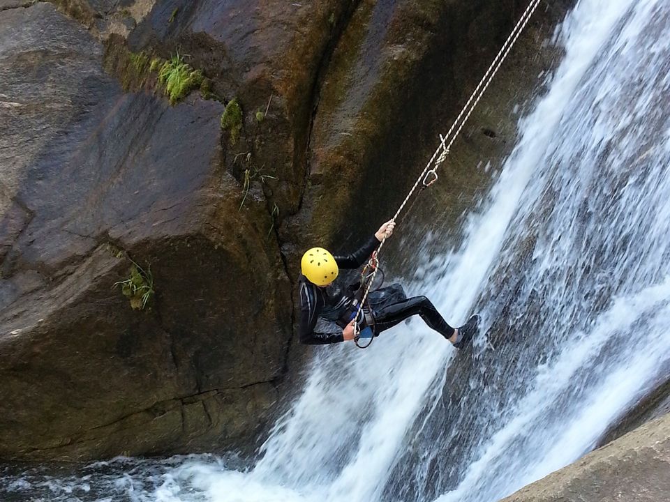 Canyoning in Banos, Ecuador