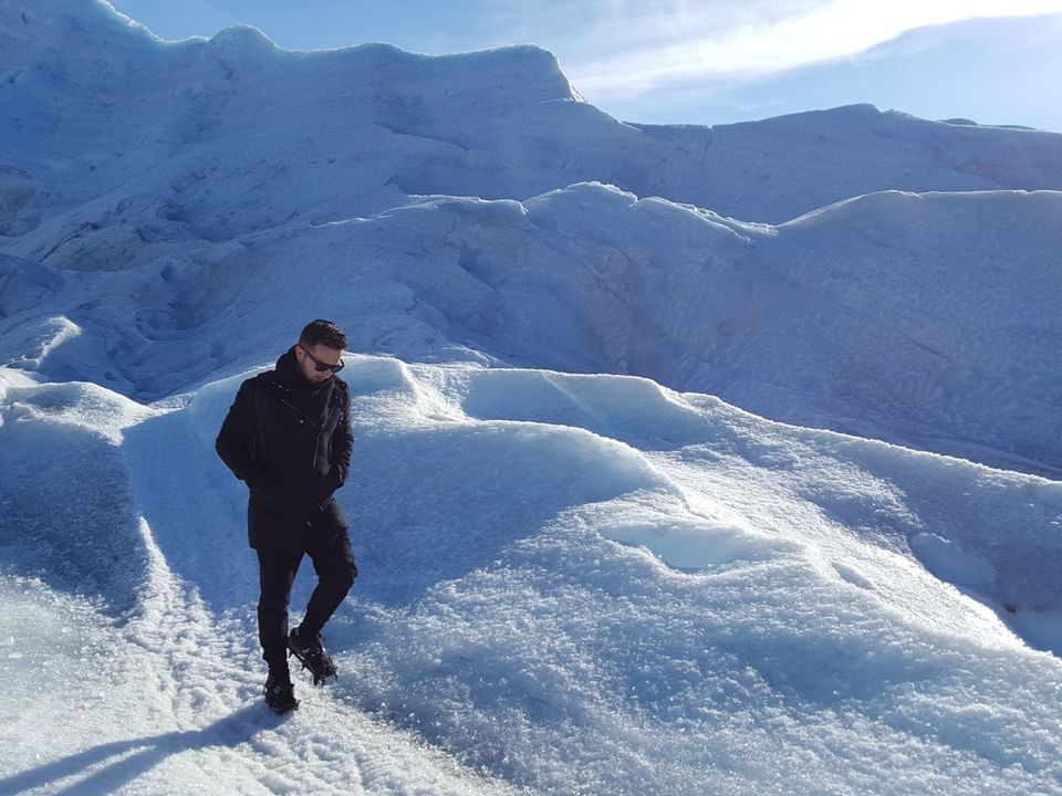 IJstrekking bij Perito Moreno, El Calafate, Argentinië