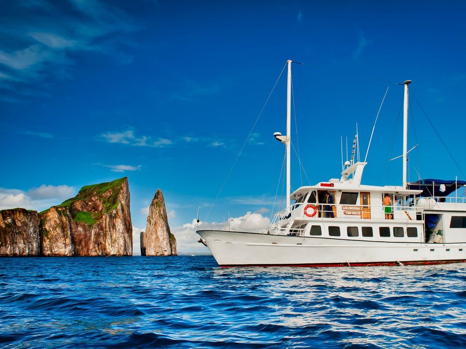Op cruise rond de Galapagos op de Cruise-Golondrina