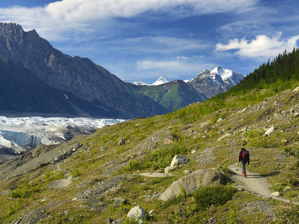 Prachtige natuur rond Kennicott, Alaska, Amerika