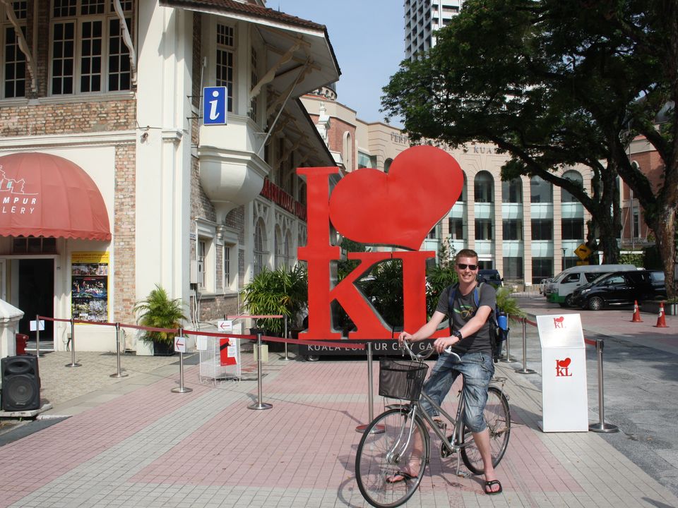 Fietsen in Kuala Lumpur, Maleisië