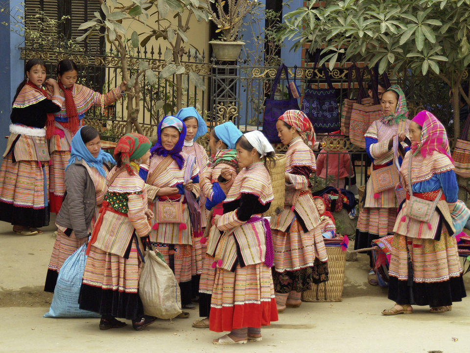 Lokale bevolking bij Sapa, Vietnam