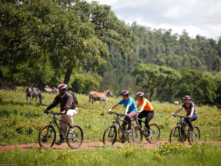 Fietsen bij Mlilwani, eSwatini