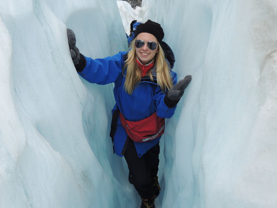 Spannende hike door ijsgangen bij Franz Josef Gletsjer, Nieuw-Zeeland