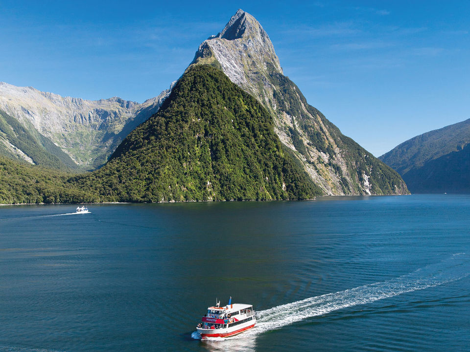 Cruisen door de Milford Sound, Nieuw-Zeeland