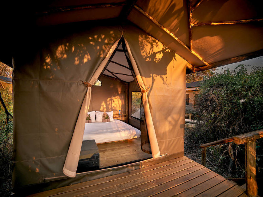 Overnacht in Oddbalss Camp in Okavango, Botswana