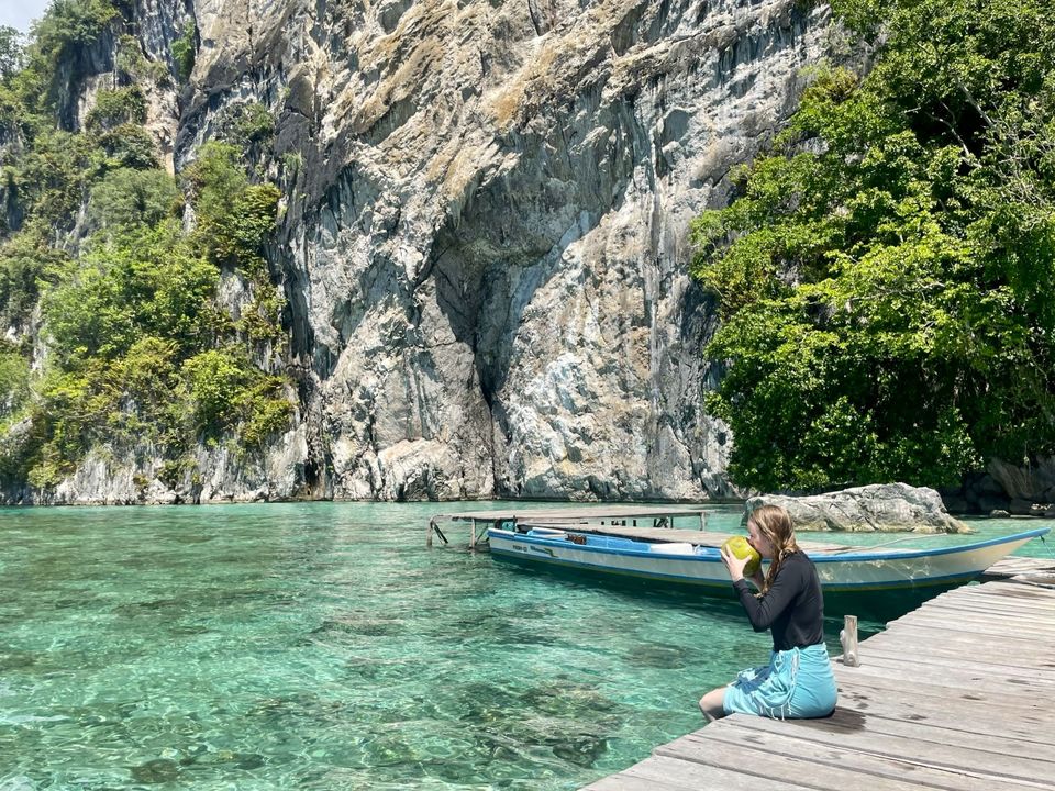 Riviertocht op Seram Molukken