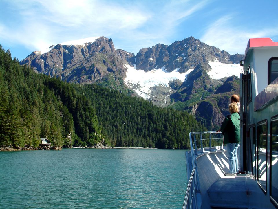 Cruise door Kenai Fjords National Park, Alaska, Verenigde Staten