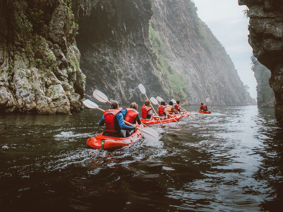 Kayakken bij Stormsrivier