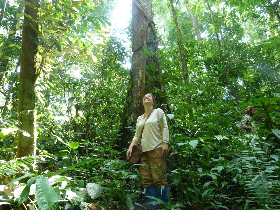 irene in Sumatra midden in de Jungle