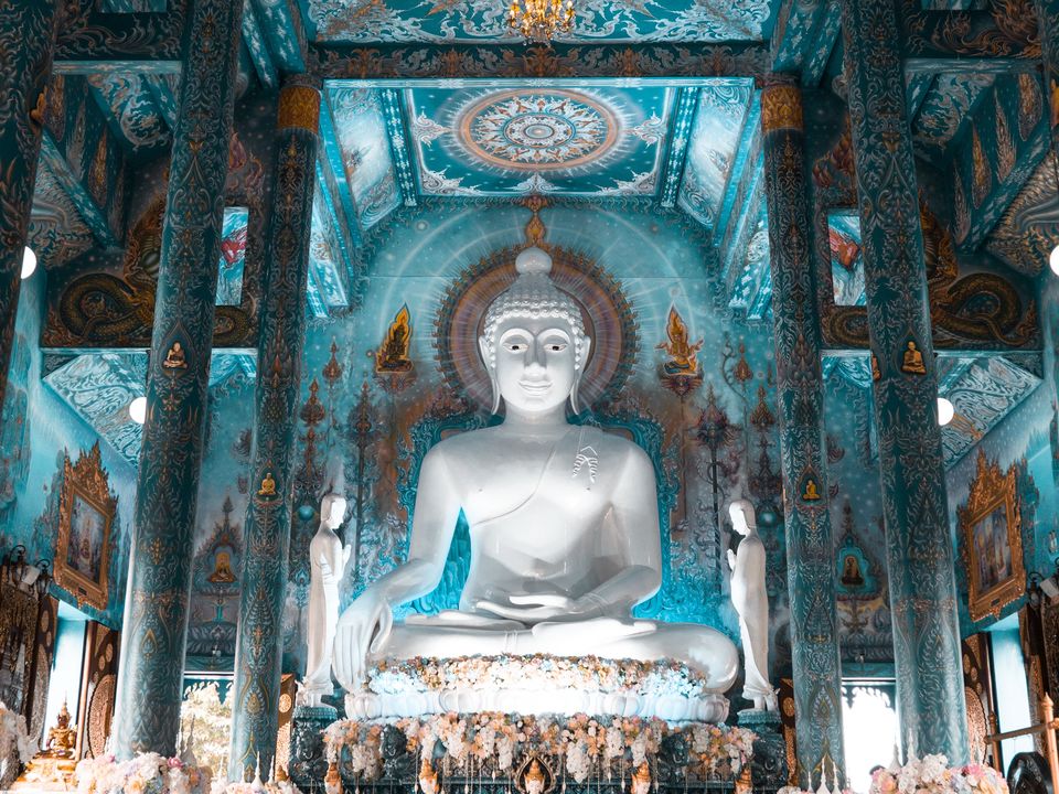 Thailand Chiang Rai blauwe tempel