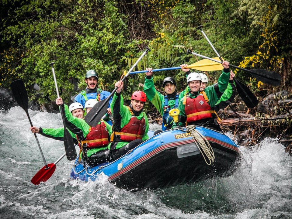 Raften nabij Turangi, Nieuw-Zeeland