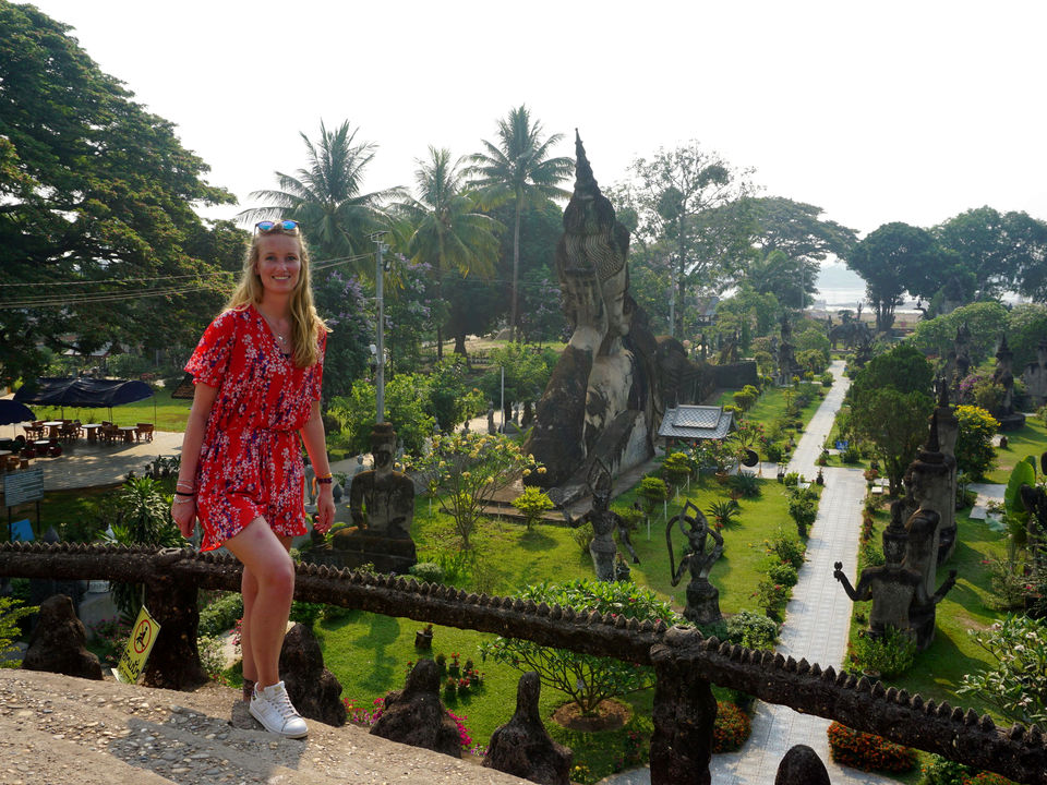Uw uitzicht wanneer u in het park omhoog klimt!