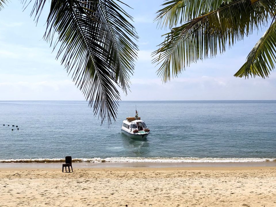 Strand van Cham Island, Vietnam