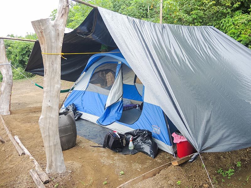 Kamperen in je tent in Costa Rica