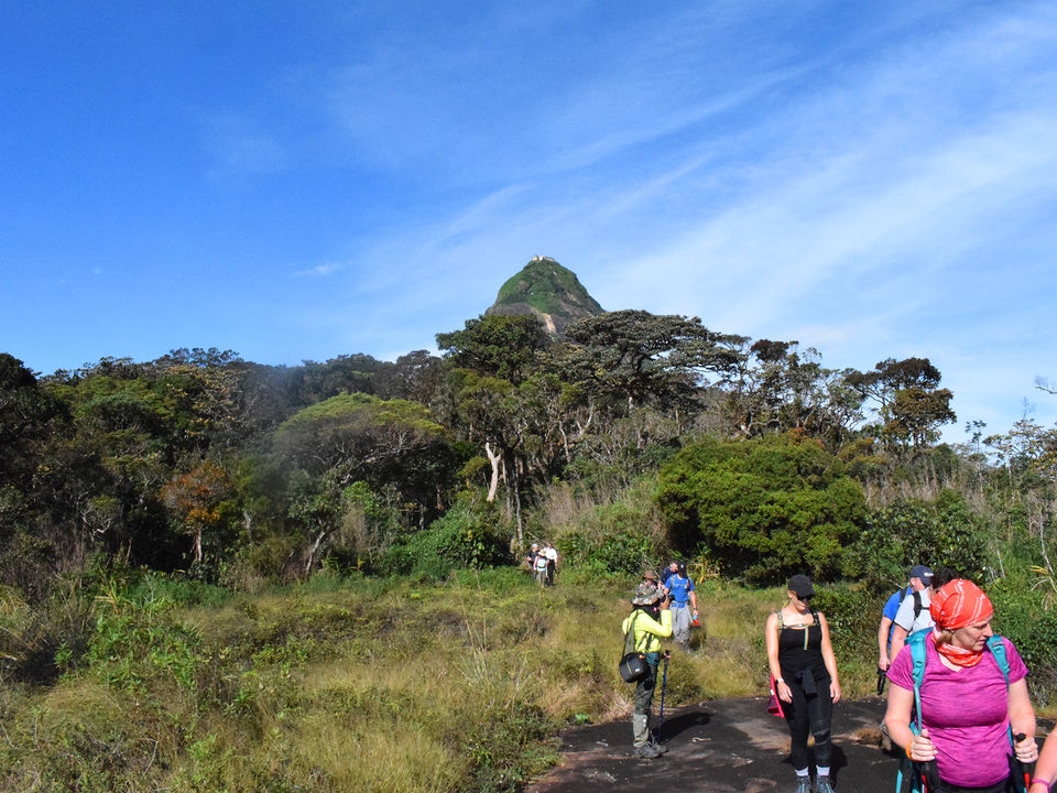 Hiken bij Adam's Peak, Sri Lanka
