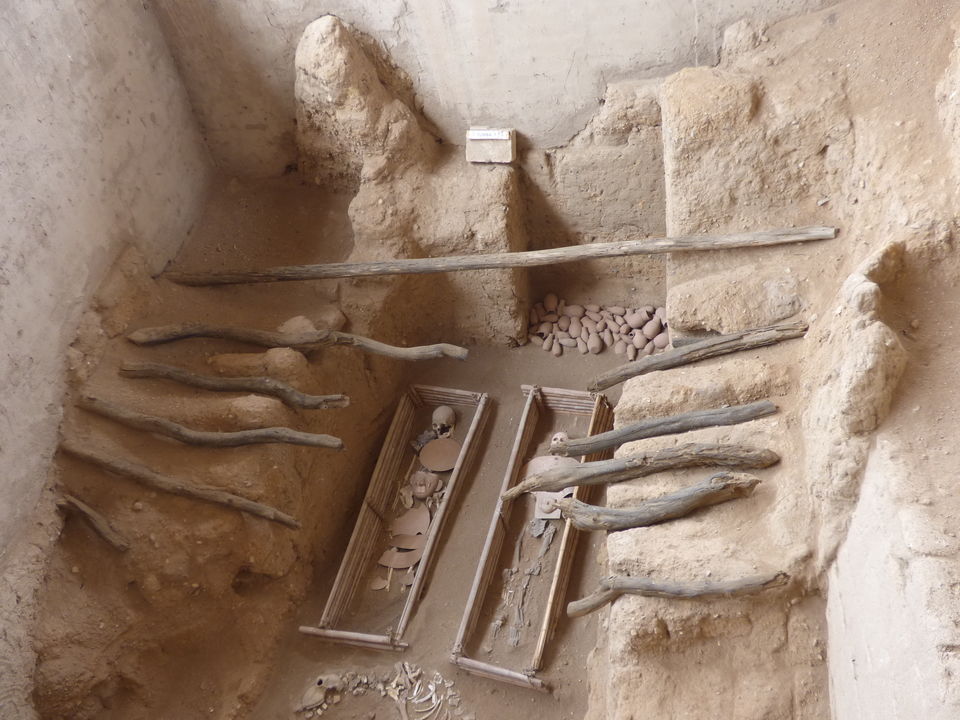 De tombes van de Lord van Sipan in de omgeving van Chiclayo, Peru