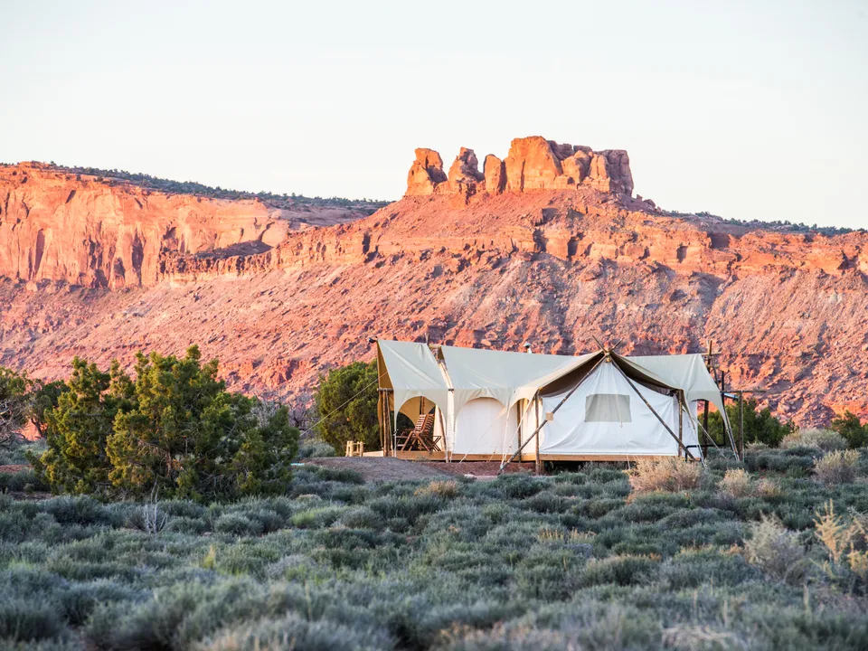 Glamping bij Moab, Under Canvas is onvergetelijk