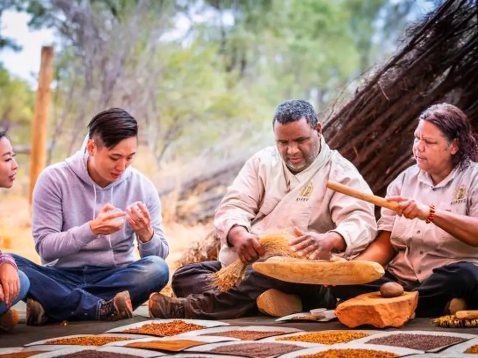 Australie-Kings-Canyon-Aboriginal