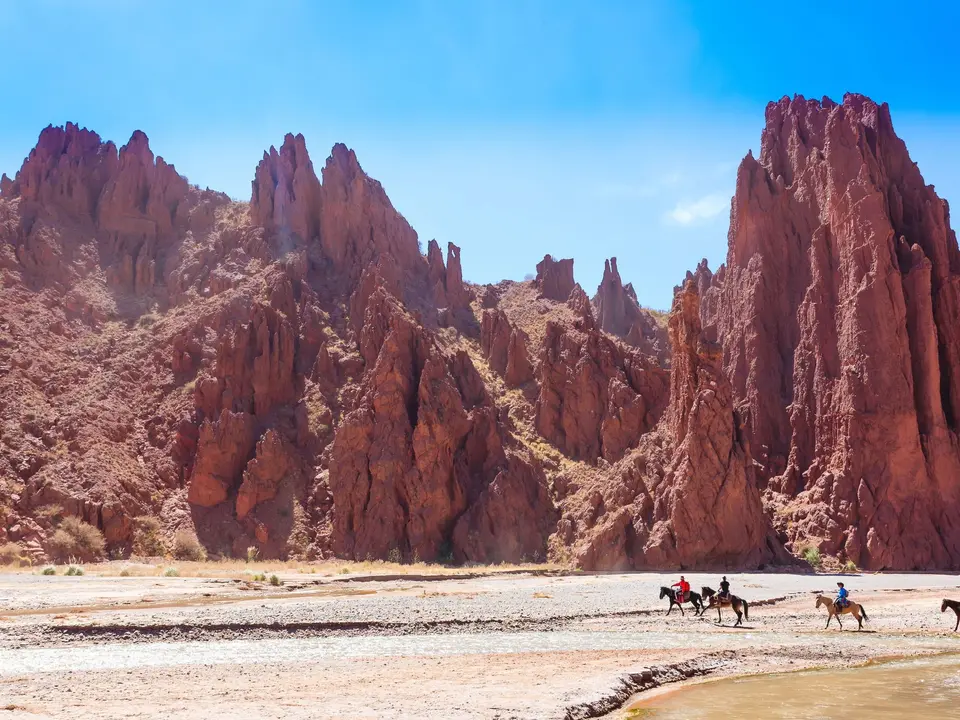 Paardrijden in Tupiza, Bolivia