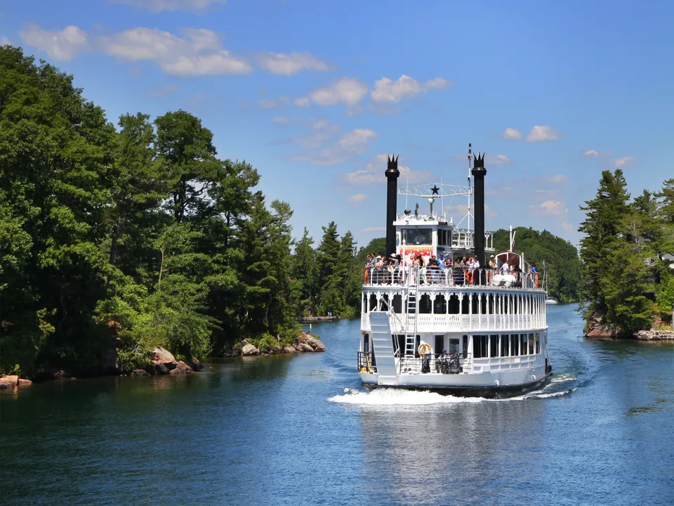 Boottocht bij 1000 Islands, Kingston, Canada