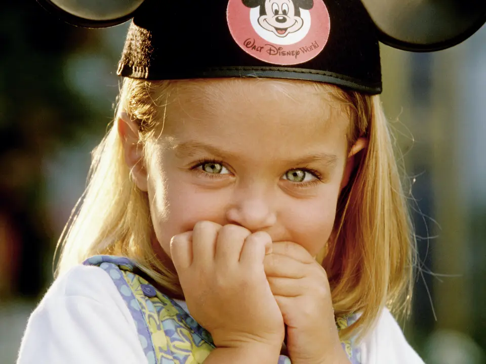 Meisje in Disney in Florida