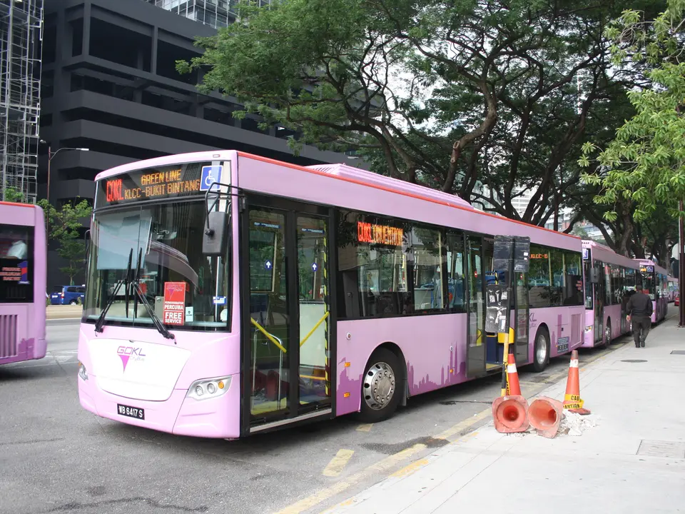 Reizen per bus door Maleisie