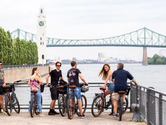 Fietsen door de Canadese stad Montréal