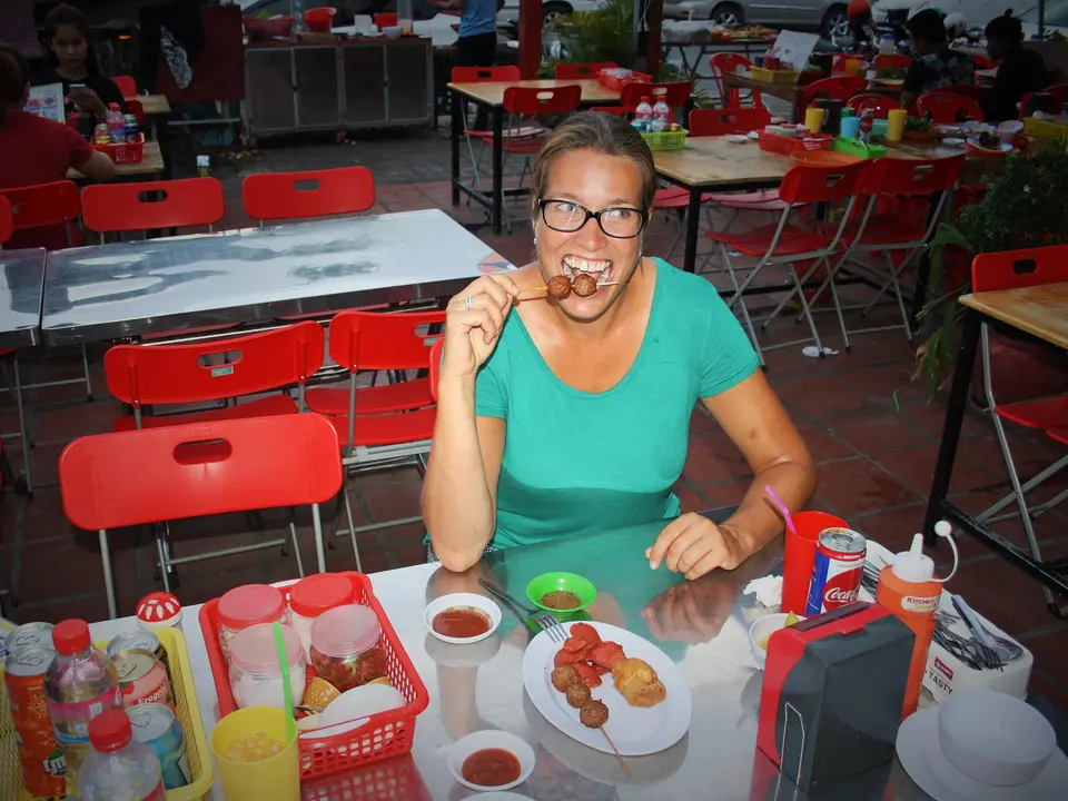 Proef de lokale Aziatische smaken