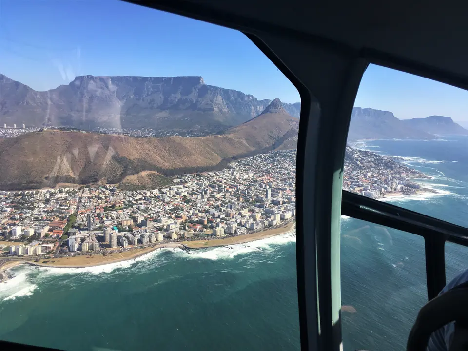 Helicoptervlucht in Kaapstad
