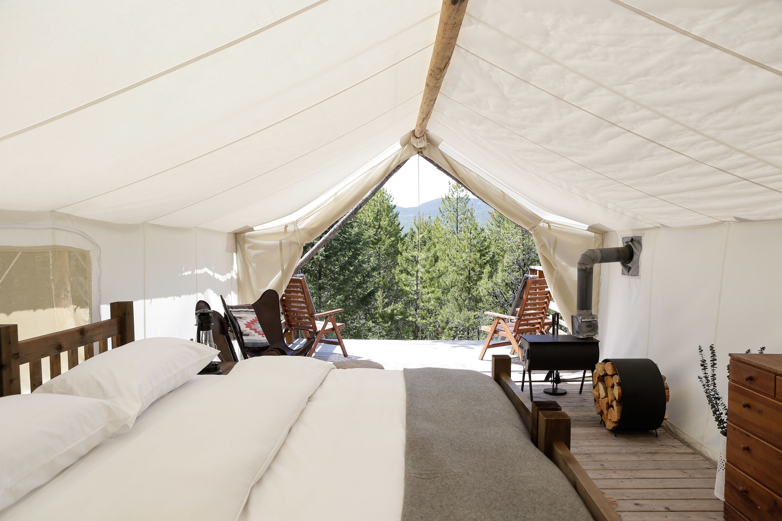 Glamping in Glacier National Park