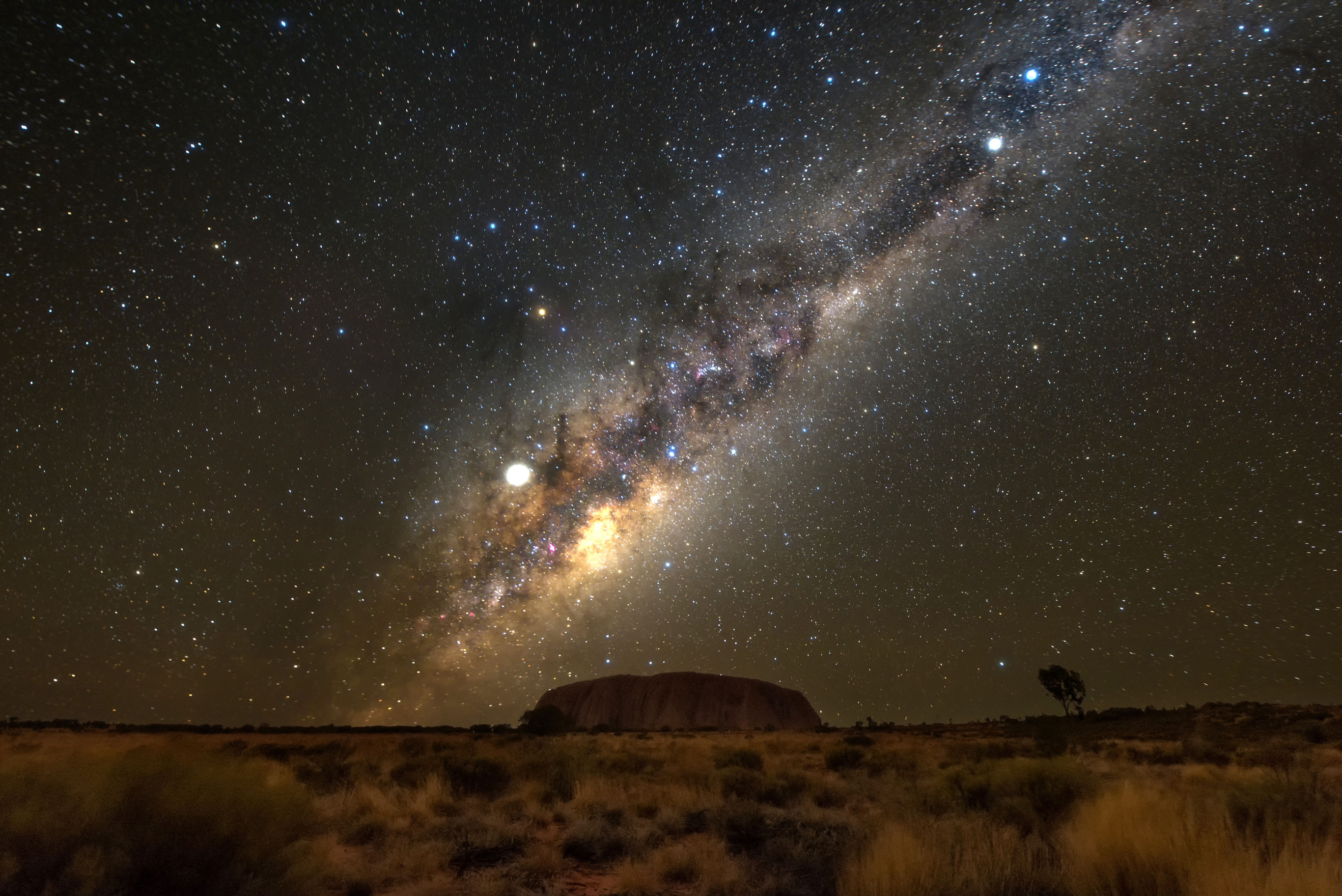 Onder de sterren in het Red Centre