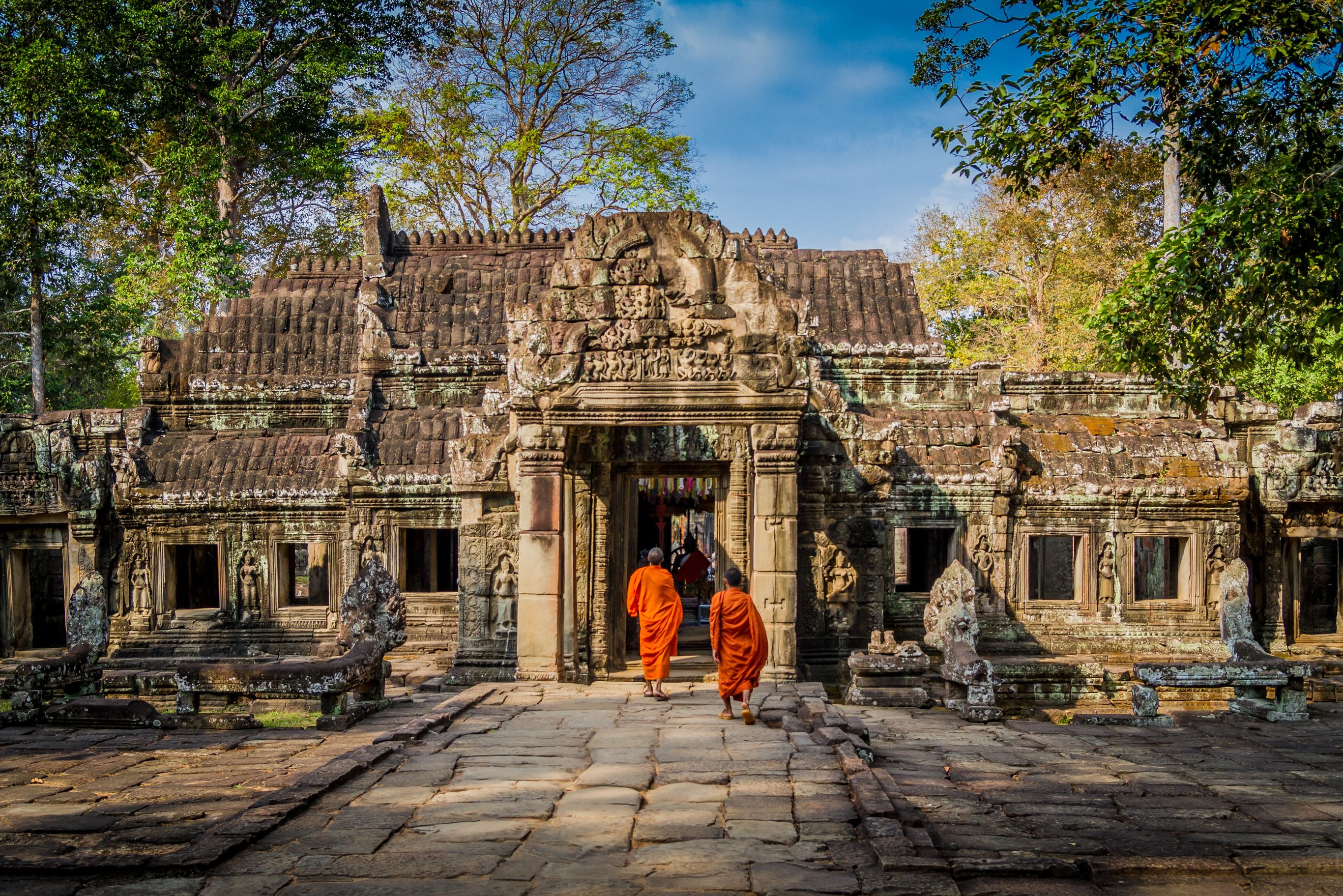 Via Cambodja naar Thailand