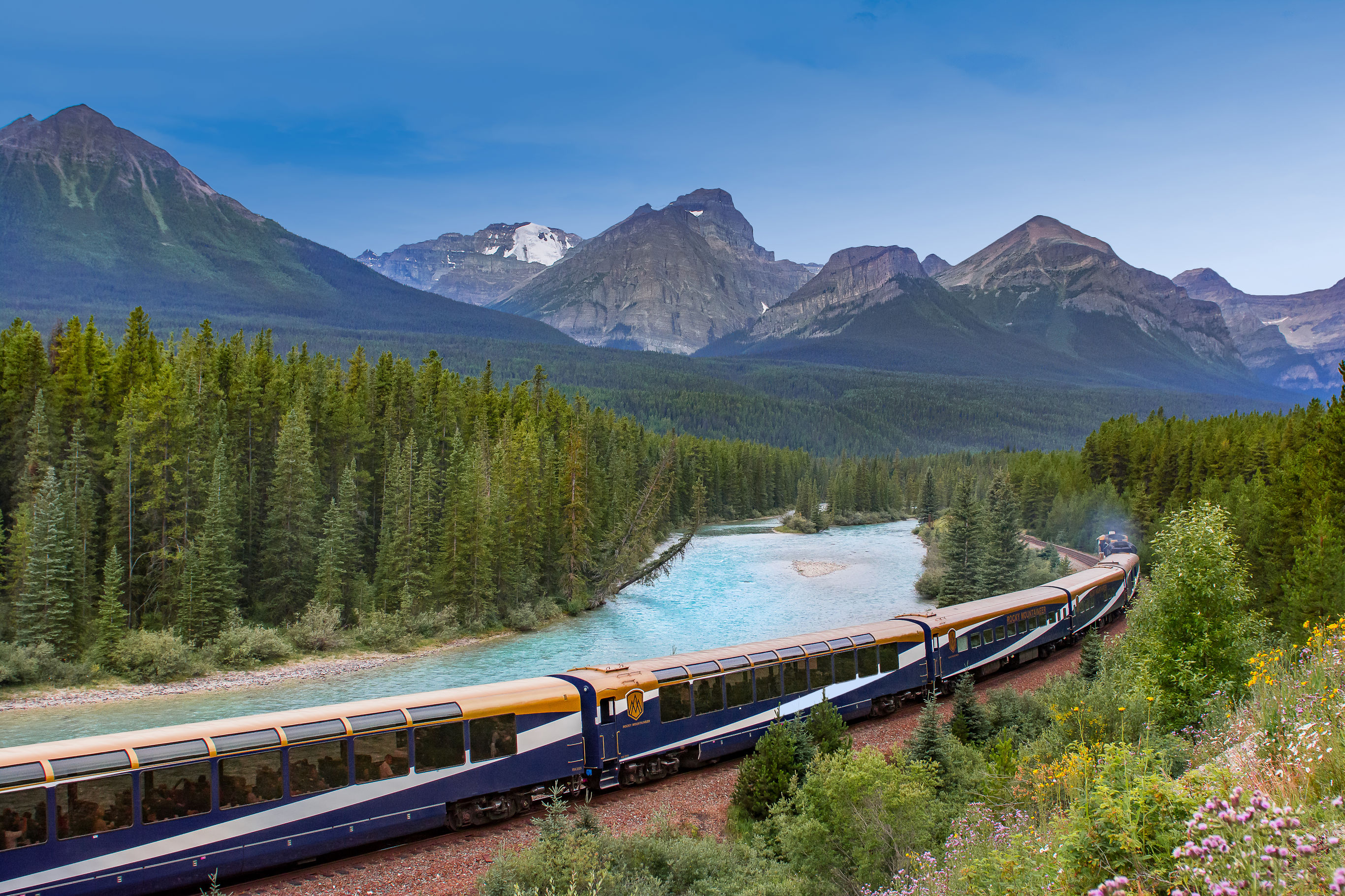 Met de trein door West Canada
